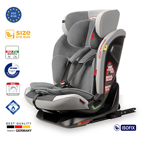 Holmer Kids Multi Protect Aero Tech i-Size 9-36 KG Isofix Gri Oto Koltuğu Bebek Oto Koltuğu Fiyatı