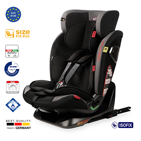 Holmer Kids Multi Protect Aero Tech i-Size 9-36 KG Isofix Siyah Oto Koltuğu Bebek Oto Koltuğu Fiyatı