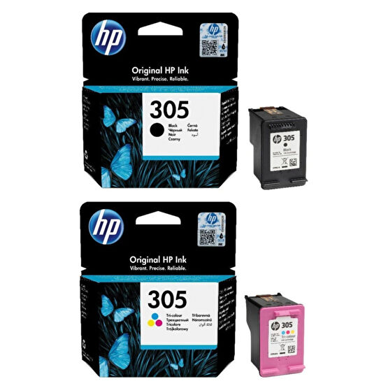 HP 305 3ym61ae 3ym60ae Kartuş 2li Paket Kartuşlar Fiyatı