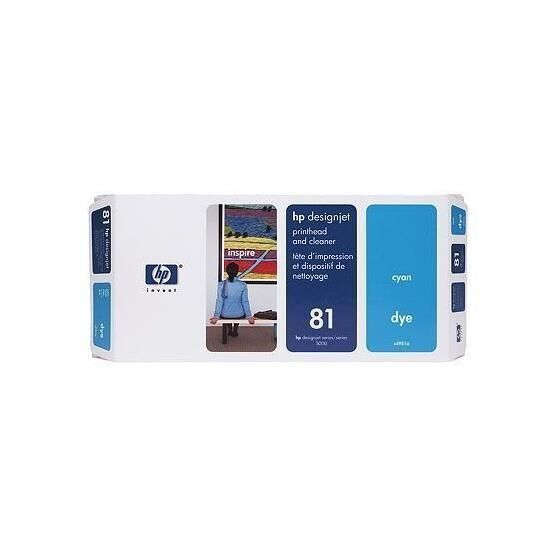 HP 81 C4951A Mavi Baskı Kafası ve Baskı Kafası Temizleyicisi