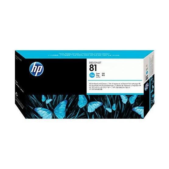 HP 81 C4951A Mavi Baskı Kafası ve Baskı Kafası Temizleyicisi
