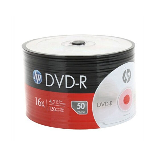 HP DVD-R 16X 50li Spindle 4.7GB 120dk (DME00070-3) CD / DVD Aksesuarları Fiyatı