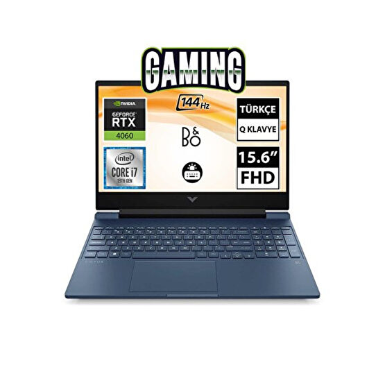 HP Victus 15-Fa1054Nt 8U844Ea i7 13700H 15.6" 16 GB RAM 512 GB SSD RTX 4060 FHD FreeDOS Gaming Laptop Dizüstü Bilgisayar Fiyatı