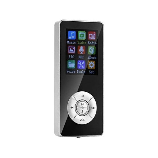 Htun Bluetooth Mp3 Çalar Taşınabilir Hifi Walkman Fm Radyo Kaydedici Spor Müzik Hoparlörler 1.8 (Yurt Dışından) - Beyaz MP3 Çalar & iPod Aksesuarları Fiyatı