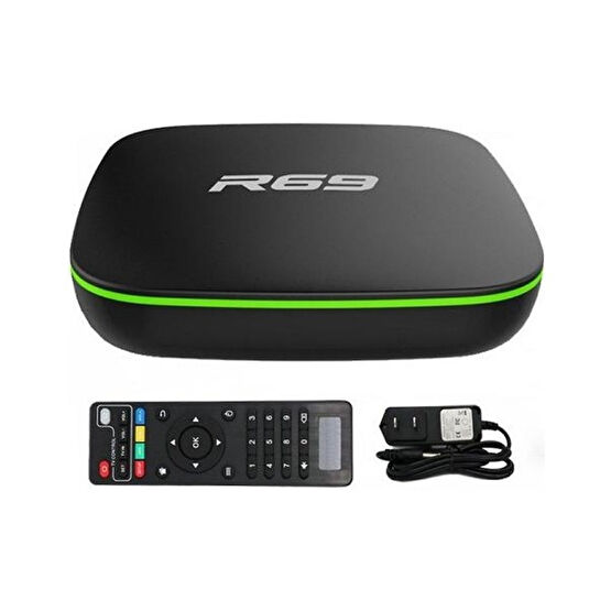Htun R69 Akıllı Set Üst Tv Kutusu 4K Yüksek Defente Dört Çekirdekli 2.4g Wifi 1080P 2GB16GB Destek 3D Film Android Media Player (Ab Fişi) (Yurt Dış... DVD & Blu-Ray Oynatıcılar Fiyatı