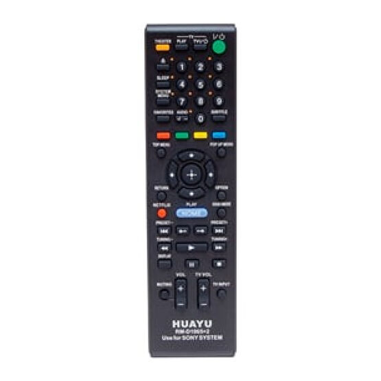 HUAYU KL RM-D1065+2 SONY SİNEMA SİSTEMİ KUMANDASI Müzik Seti Fiyatı
