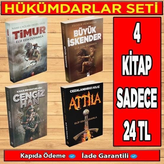 Hükümdarlar 4 Kitap Seti- Profkitap