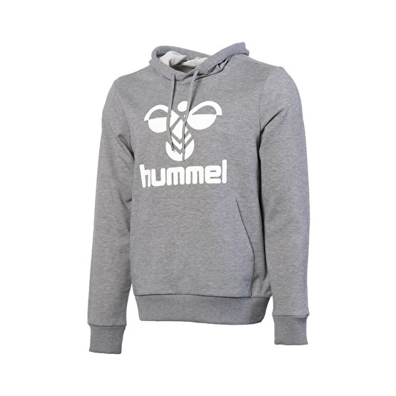 HUMMEL Arus - Erkek Gri Kapüşonlu Sweatshirt XL Beden