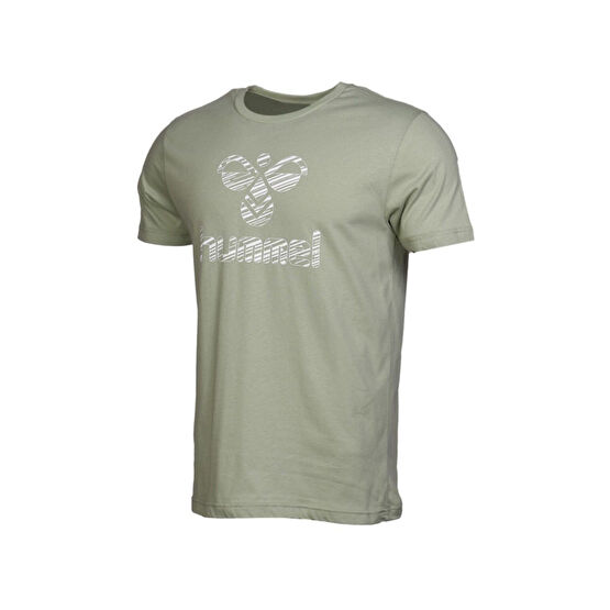 HUMMEL Lou - Haki Erkek Kısa Kollu T-Shirt M Beden T-Shirt & Sweatshirt (Outdoor) Fiyatı