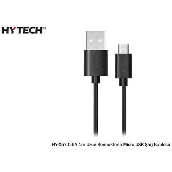 Hytech HY-X57 0.5A 20'li Poşet 1m Uzun Konnektörlü