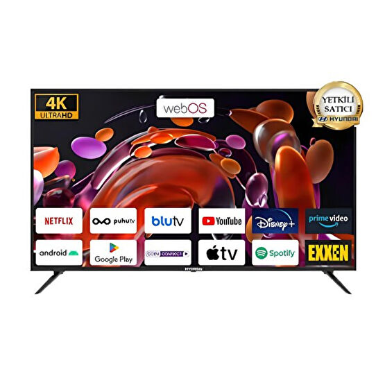 Hyundai 65Hyn2205 65" 165 Ekran 4K Ultra HD WebOS TV Televizyonlar Fiyatı
