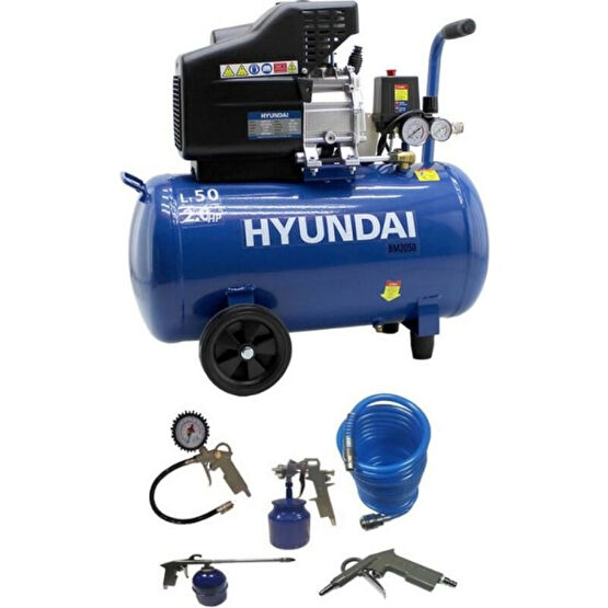 Hyundai BM2050 Hava Kompresör + Aksesuar Seti Hava Kompresörü Fiyatı