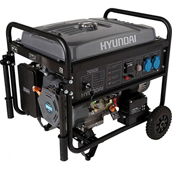 Hyundai Hhy7250E Monofaze Marşlı 7.5 kVA Benzinli Jeneratör Jeneratörler Fiyatı