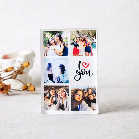 I Love You 10x15 Akrilik Çerçeve