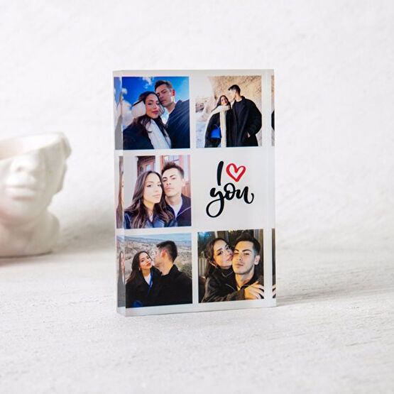 I Love You 10x15 Akrilik Çerçeve