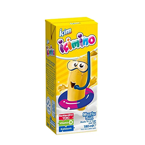 İçimino Muz Aromalı Süt 180 Ml Süt Fiyatı
