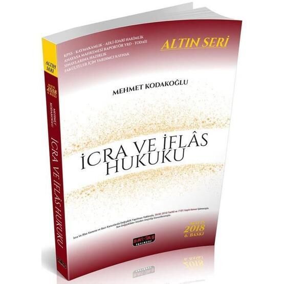 İcra ve İflas Hukuku-Savaş Yayınları