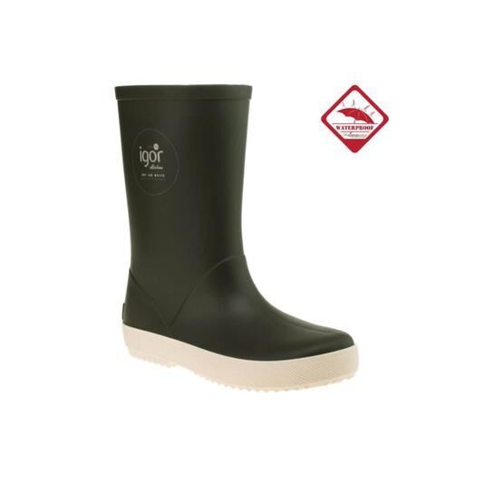 İgor W10107 Splash Nautico-042 Haki Unisex Çocuk Yağmur Çizmesi
