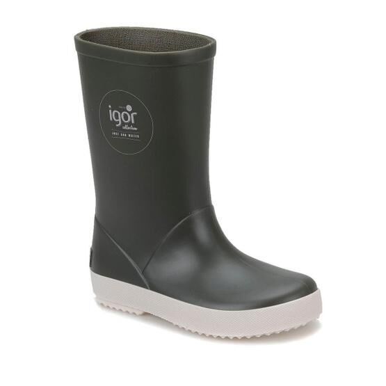 İgor W10107 Splash Nautico-042 Haki Unisex Çocuk Yağmur Çizmesi