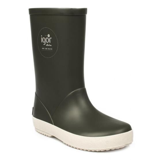 İgor W10107 Splash Nautico-042 Haki Unisex Çocuk Yağmur Çizmesi