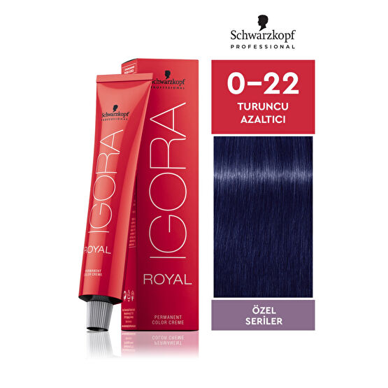 Igora Royal Özel Seriler 0-22 Turuncu Azaltıcı Saç Boyası 60ml