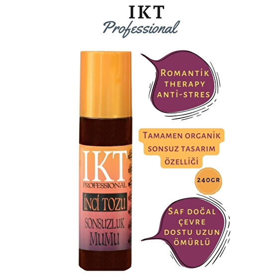 IKT Inci Tozu Sonsuzluk Mumu 240gr Dekoratif Mum Fiyatı