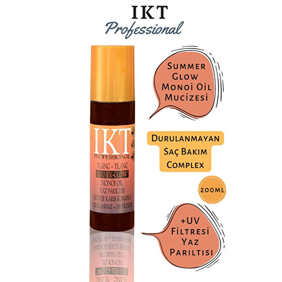 IKT Professional Ylang Ylang Summer Glow Durulanmayan Saç Bakım Spreyi 200ml Saç Şekillendirici Sprey Fiyatı