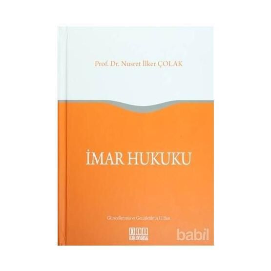 İmar Hukuku - Nusret İlker Çolak