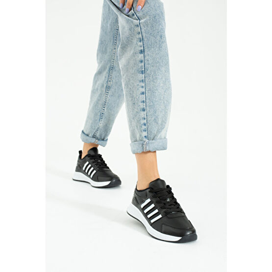 İnan Ayakkabı Siyah - Insports Sneakers 37 Beden