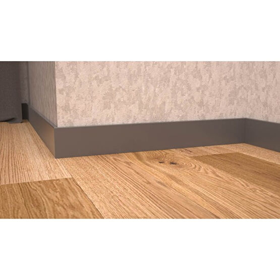 İnan Yapı Antrasit Eko-T Model 10 cm Pvc Süpürgelik Parke Fiyatı