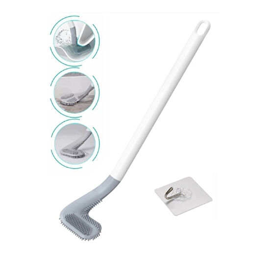 İndirimKap Golf Tasarımlı Silikon Banyo Tuvalet Klozet Temizleme Fırçası Ve Tutucu Set Klozet Fırçası Fiyatı