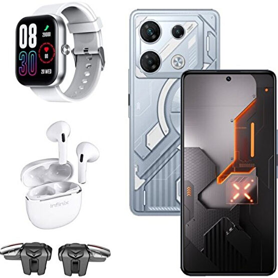 Infinix Gt10 Pro 8 GB RAM - 8 GB Sanal RAM 256 108Mp Gümüş Cep Telefonu (Infinix Türkiye Garantili) Cep Telefonları Fiyatı