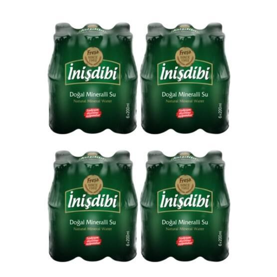 İnişdibi 24x200 ml Doğal Maden Suyu