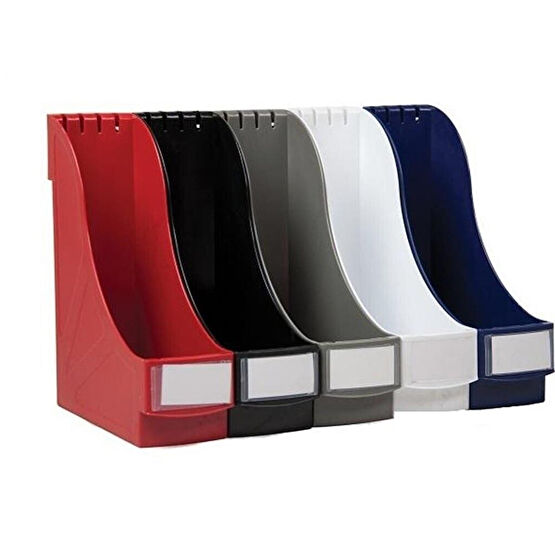INOX LUX PLASTİK MAGAZİNLİK - KIRMIZI Dergilik / Gazetelik Fiyatı