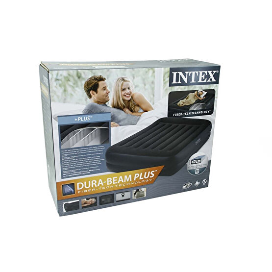 Intex Elektrikli Dura-Beam Yatak (152x203x42cm) Fiber-Tech Uyku Tulumu Fiyatı