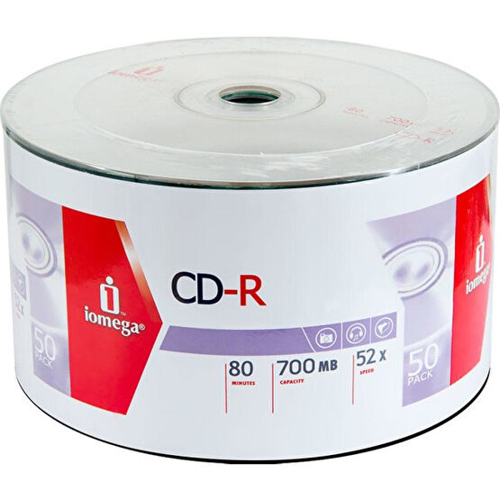 Iomega Boş CD-R 52X50'Li Spindle Boş CD CD / DVD Aksesuarları Fiyatı