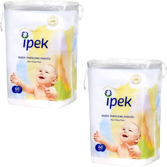 İpek Maxi 60 Lı Bebek Temizleme Pamuğu 2 Paket Bebek Kulak Çubuğu Fiyatı