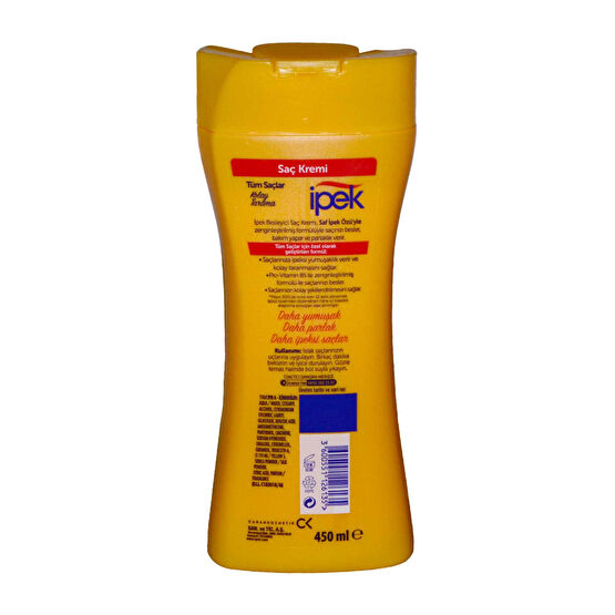 İpek Saç Kremi 450 ml Tüm Saçlar Pro Vitamin B5