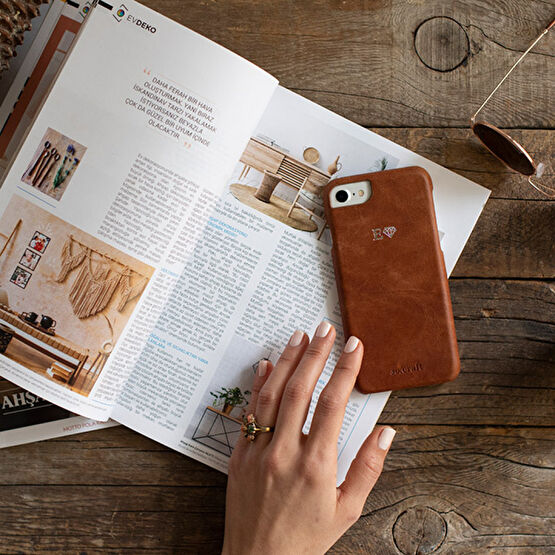 iPhone XS Max Deri Telefon Kılıfı