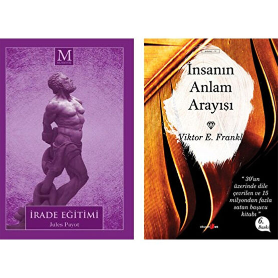 Irade Eğitimi - Insanın Anlam Arayışı (2 Kitap Set) Felsefe Setleri Fiyatı