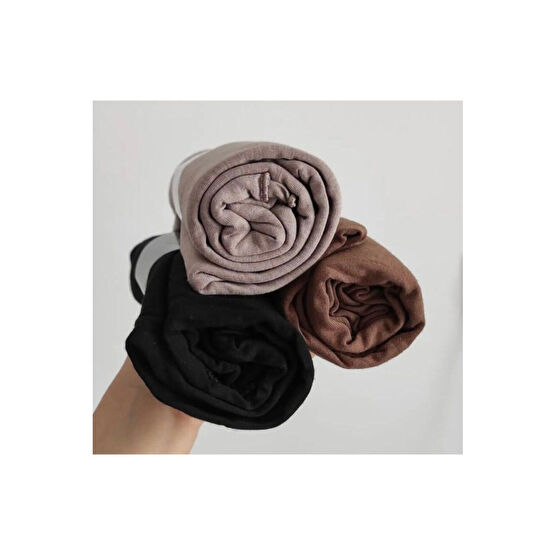 İREMS ACCESSORİES Kadın 3lü Penye Şal Set Irem0606şal 70 x 190 Beden Şal Fiyatı