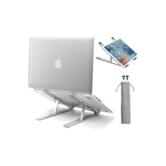 İthal Alüminyum Manyetik Katlanabilir Ayarlı Dizüstü Laptop Standı Dizüstü Bilgisayar Aksesuarları Fiyatı