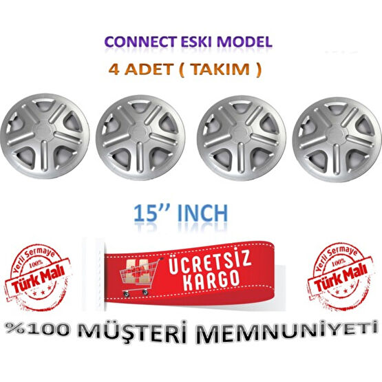 ITHAL Connect Jant Kapağı Takım 4 Adet 15 Inch 2002-2013 Eski Model Jantlar & Jant Aksesuarları Fiyatı