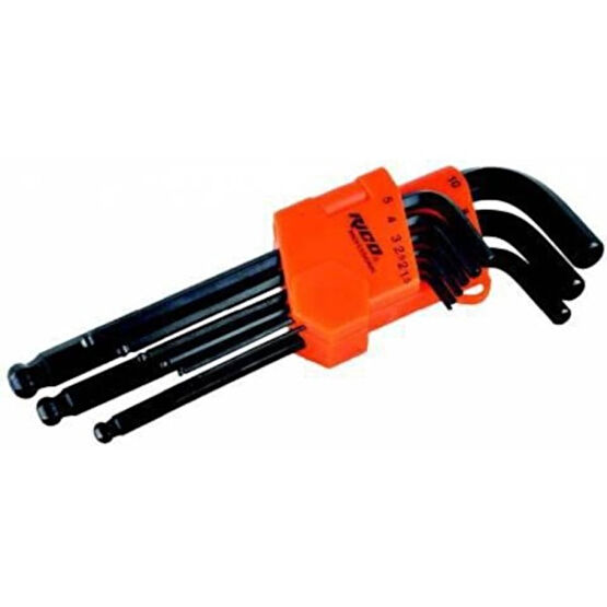 İTHAL Rico 013-RC9999 9 Parça Misket Başlı Uzun Allen Alyan Anahtar Set Testereler Fiyatı