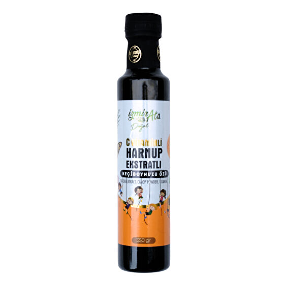 İZMİRATADOĞAL C Vitaminli Harnup Ekstraktlı Keçiboynuzu Özü-350 ml
