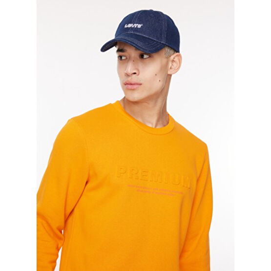 Jack & Jones Bisiklet Yaka Turuncu Erkek Sweatshırt 12261175_JPRBLULOGO Sweat Crew Exc Erkek Sweatshirt Fiyatı