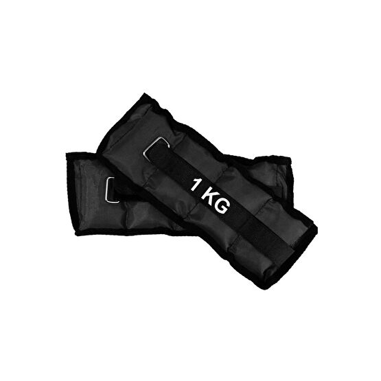 Jet El Ve Ayak Bilek Ağırlığı 2x1 Kg Kum Torbası Korsesi Ağırlık Kas Güçlendirmek Pilates 1kg Siyah Set Dambıllar & El / Ayak Ağırlıkları Fiyatı