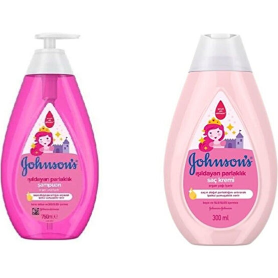 Johnsons Baby Johnson's Baby Işıldayan Parlaklık Şampuan 750+ Baby Işıldayan Parlaklık Saç Kremi 300 ml Bebek Şampuanı Fiyatı