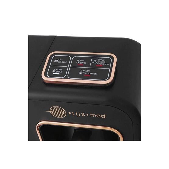 Jumbo Hatır Plus Mod 5 in 1 Black Copper Çay ve Kahve Makinesi