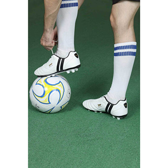 Jump Beyaz Çim Halı Saha Kramponu Futbol Ayakkabısı 41 Beden